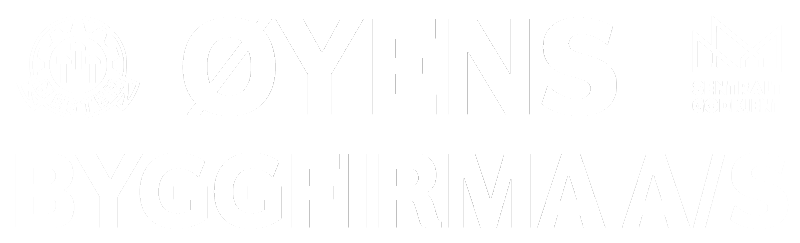 Øyens Byggfirma logo hvit